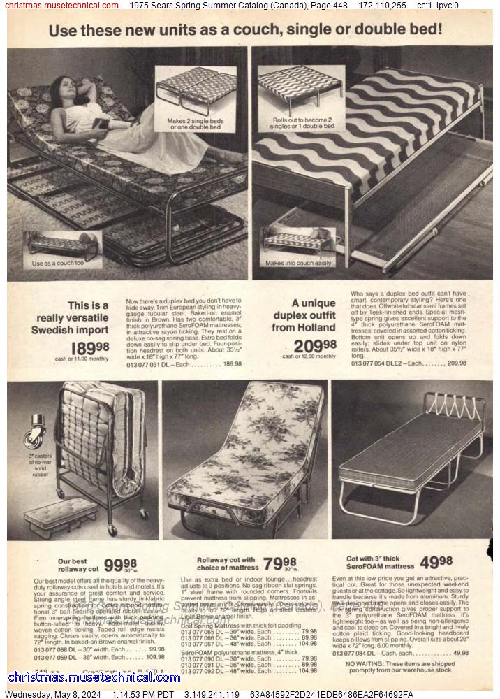 1975 Sears Spring Summer Catalog (Canada), Page 448