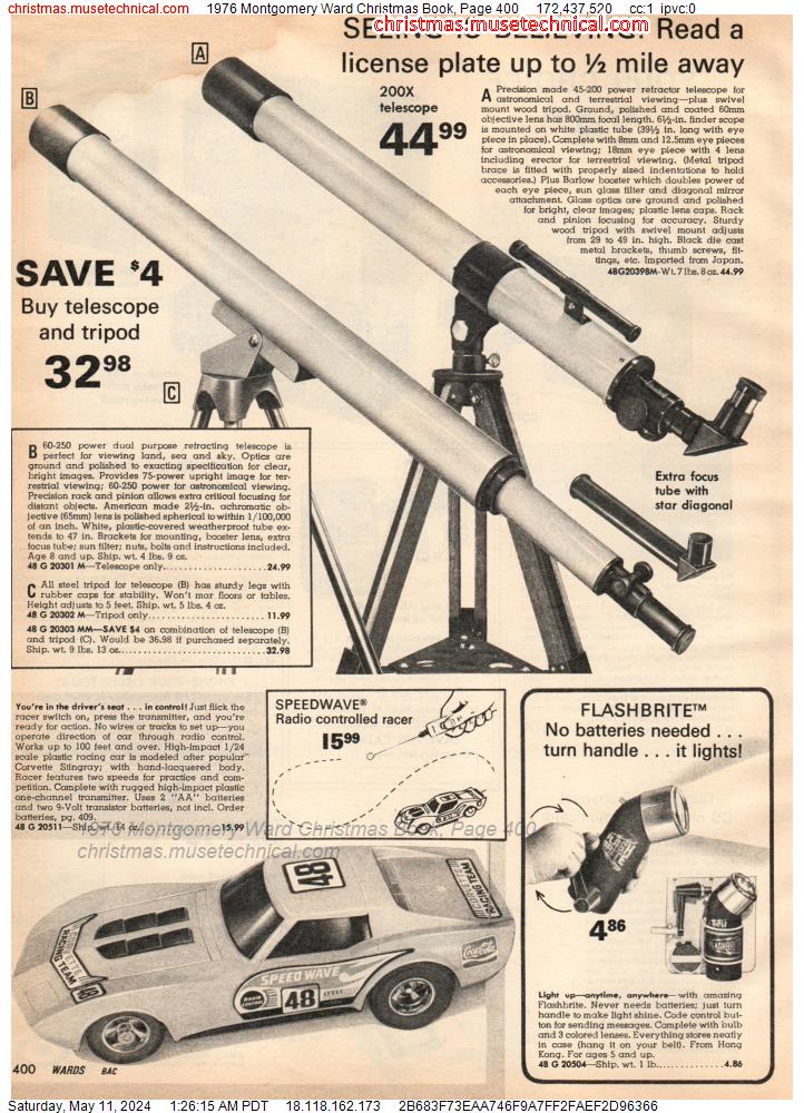 1976 Montgomery Ward Christmas Book, Page 400
