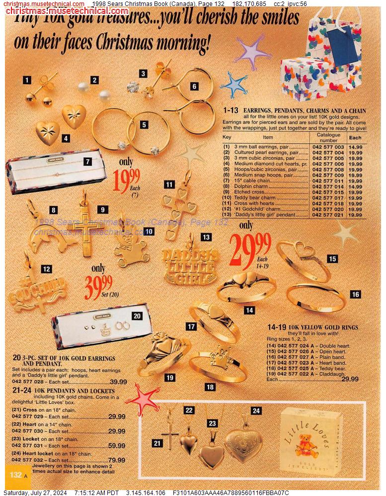 1998 Sears Christmas Book (Canada), Page 132