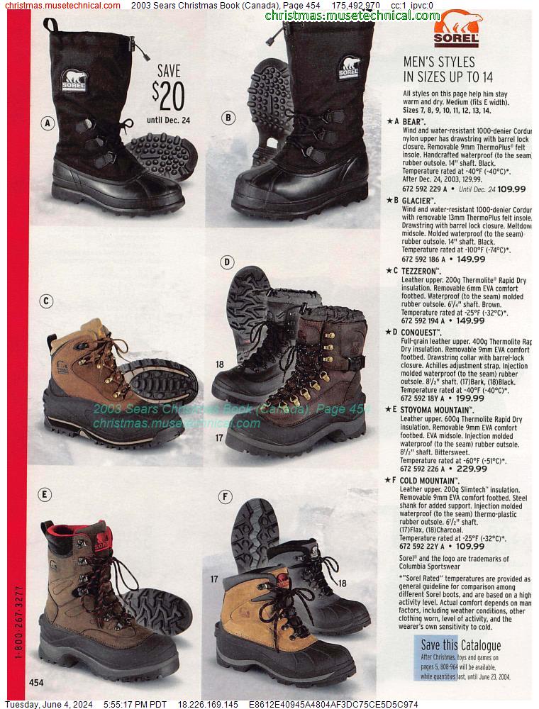 2003 Sears Christmas Book (Canada), Page 454