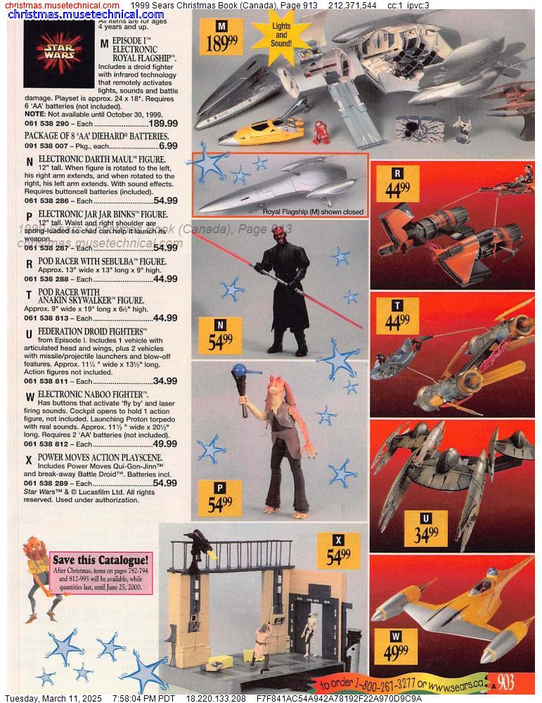 1999 Sears Christmas Book (Canada), Page 913