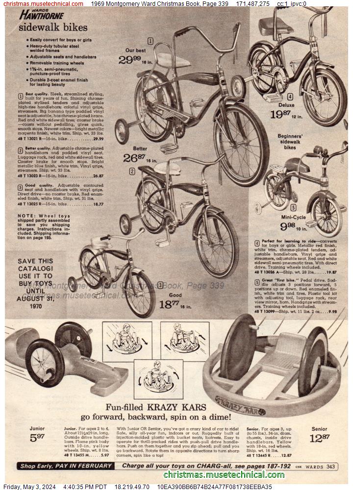 1969 Montgomery Ward Christmas Book, Page 339