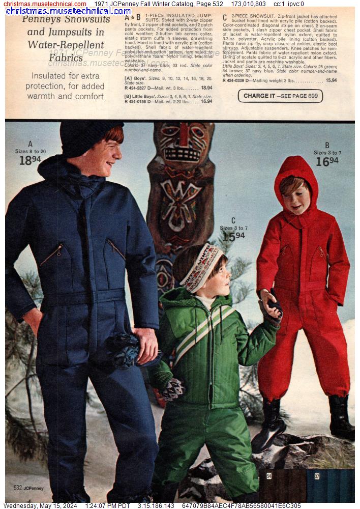 1971 JCPenney Fall Winter Catalog, Page 532