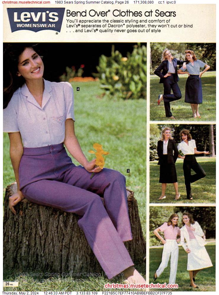 1983 Sears Spring Summer Catalog, Page 26