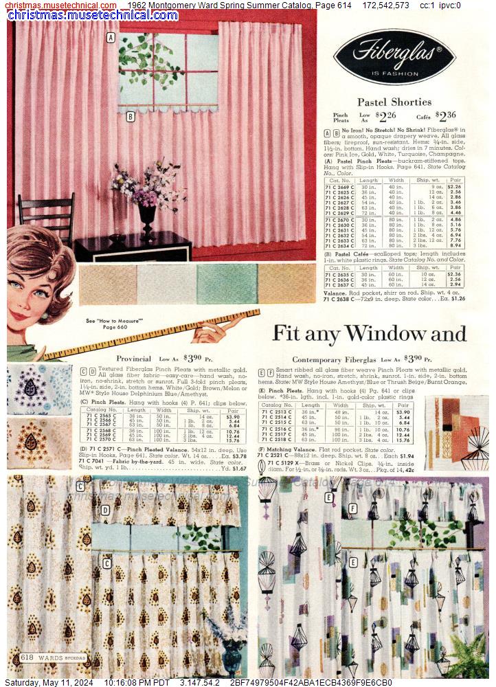 1962 Montgomery Ward Spring Summer Catalog, Page 614