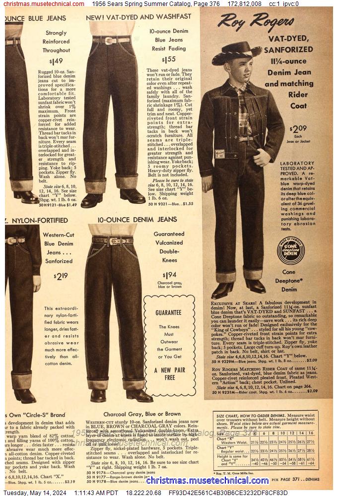 1956 Sears Spring Summer Catalog, Page 376