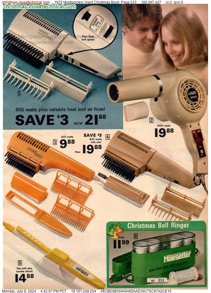 1975 Montgomery Ward Christmas Book, Page 233