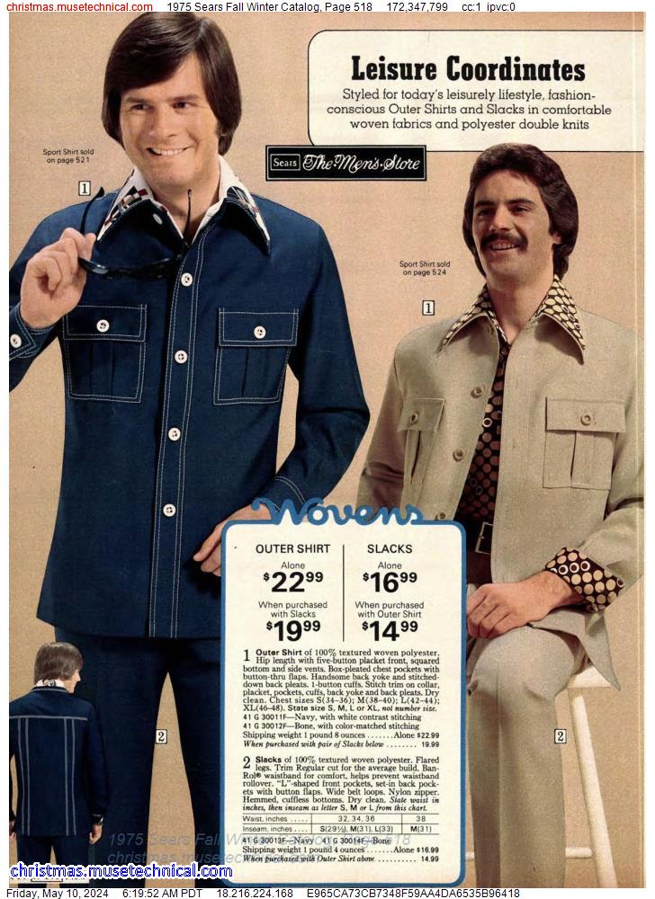 1975 Sears Fall Winter Catalog, Page 518