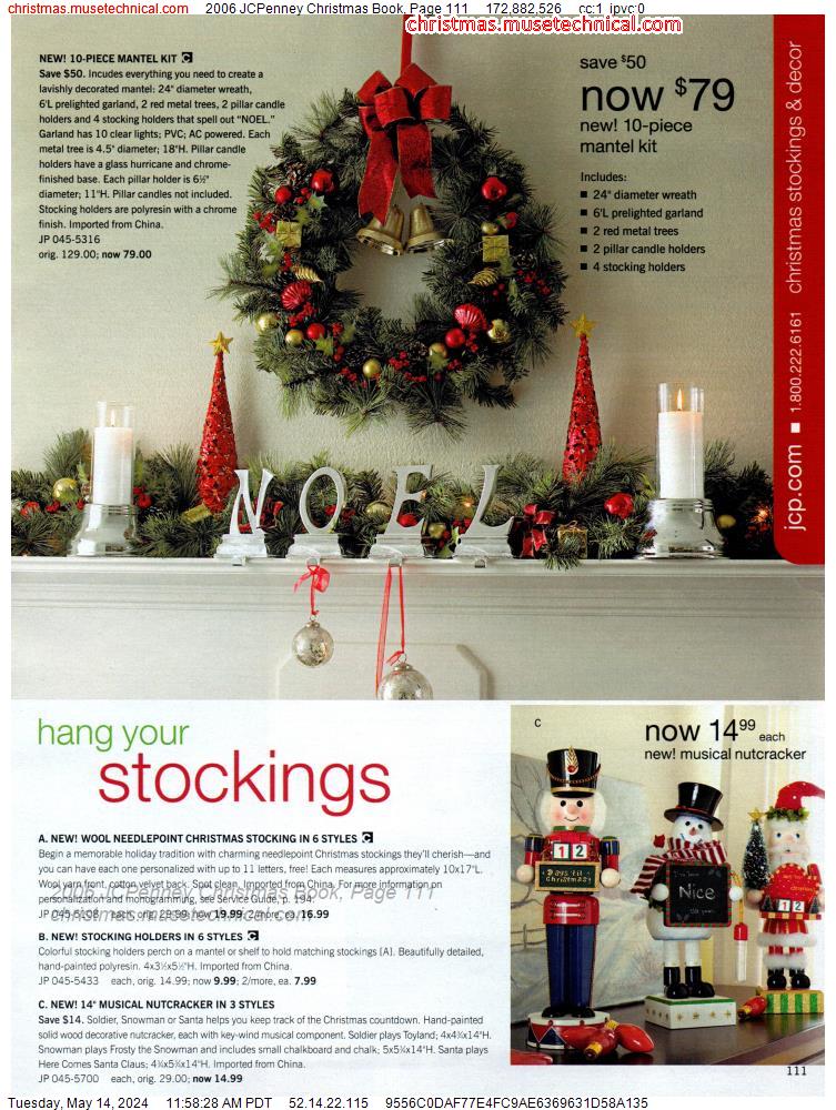 2006 JCPenney Christmas Book, Page 111