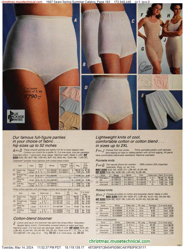 1987 Sears Spring Summer Catalog, Page 183