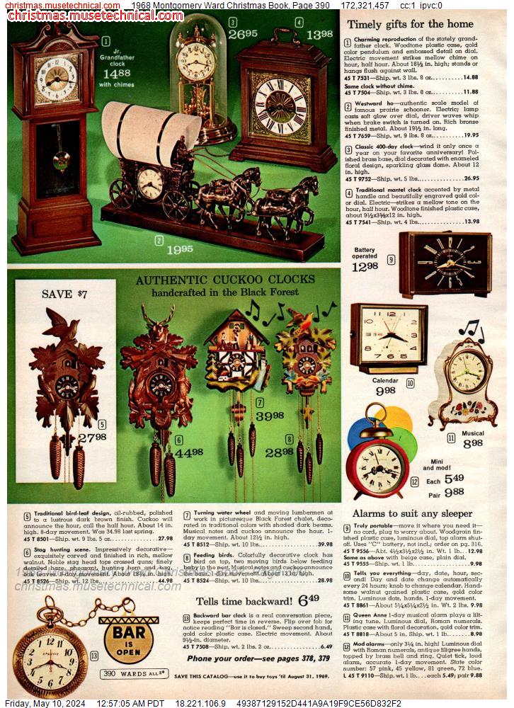 1968 Montgomery Ward Christmas Book, Page 390