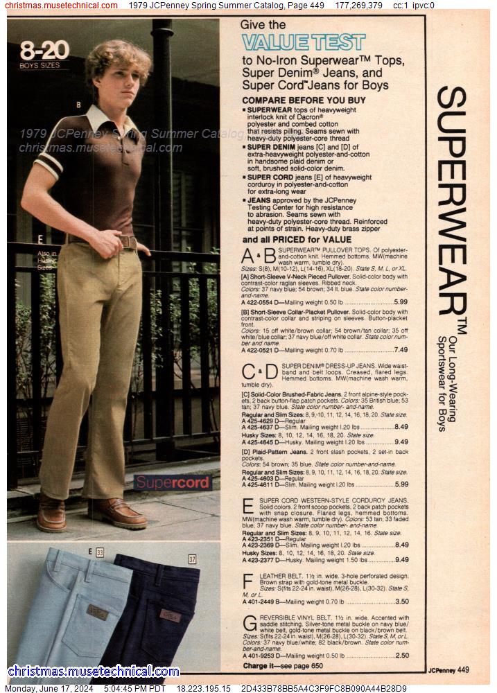 1979 JCPenney Spring Summer Catalog, Page 449