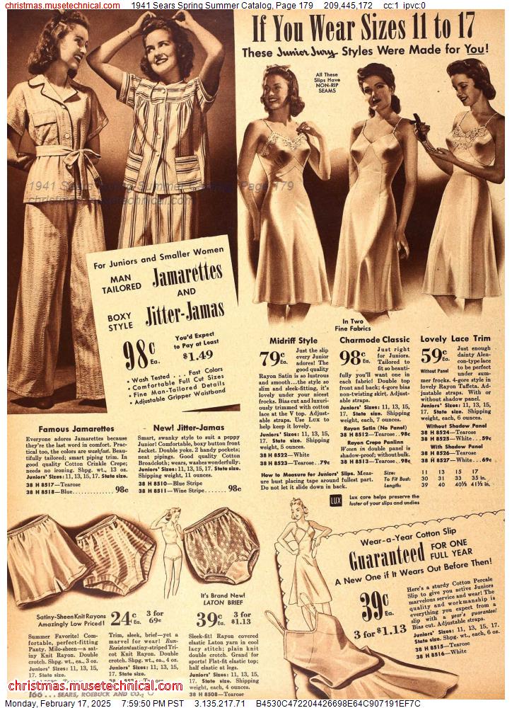 1941 Sears Spring Summer Catalog, Page 179