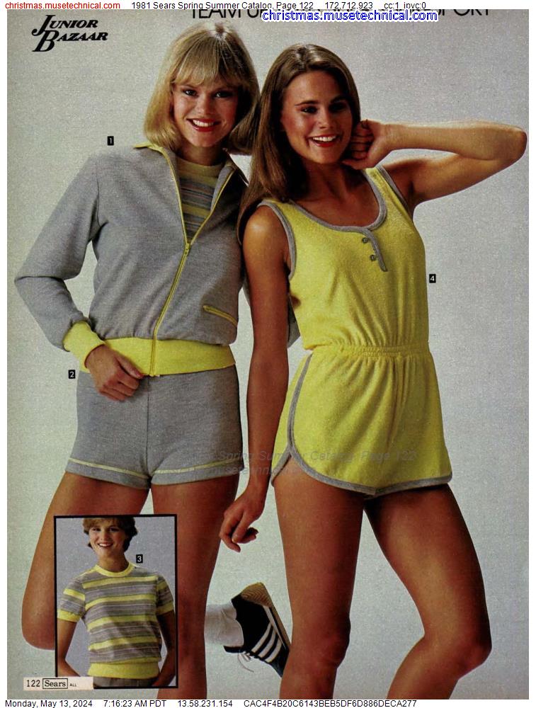1981 Sears Spring Summer Catalog, Page 122