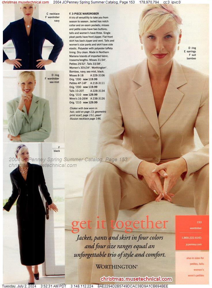 2004 JCPenney Spring Summer Catalog, Page 153