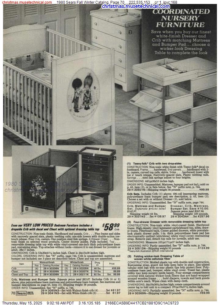 1980 Sears Fall Winter Catalog, Page 70
