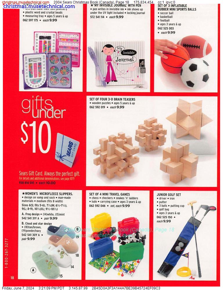 2004 Sears Christmas Book (Canada), Page 18