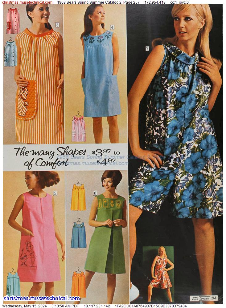 1968 Sears Spring Summer Catalog 2, Page 257