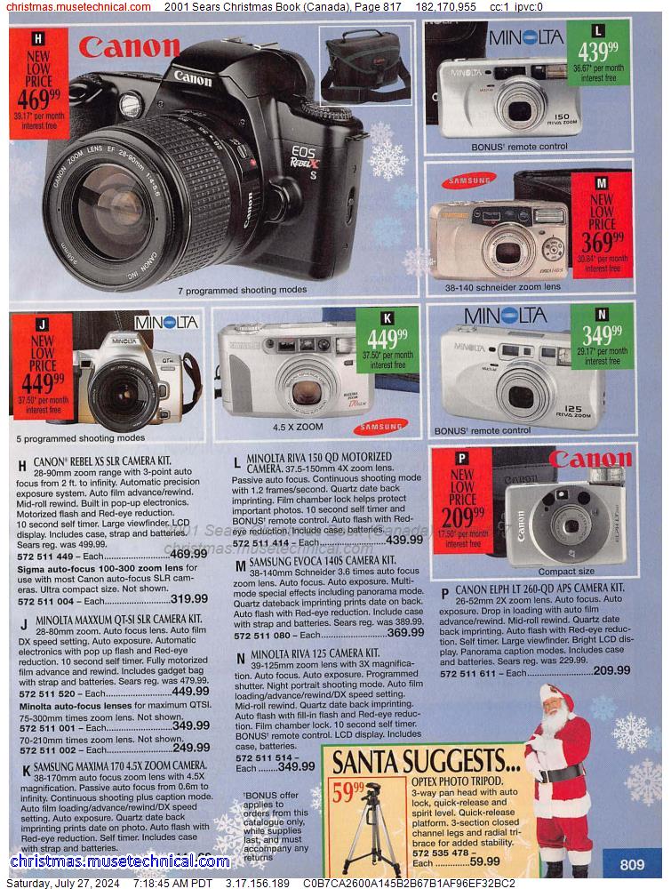2001 Sears Christmas Book (Canada), Page 817