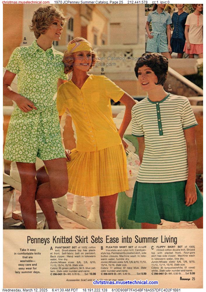 1970 JCPenney Summer Catalog, Page 25