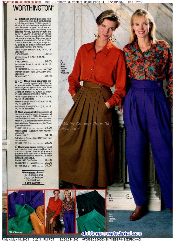 1990 JCPenney Fall Winter Catalog, Page 94