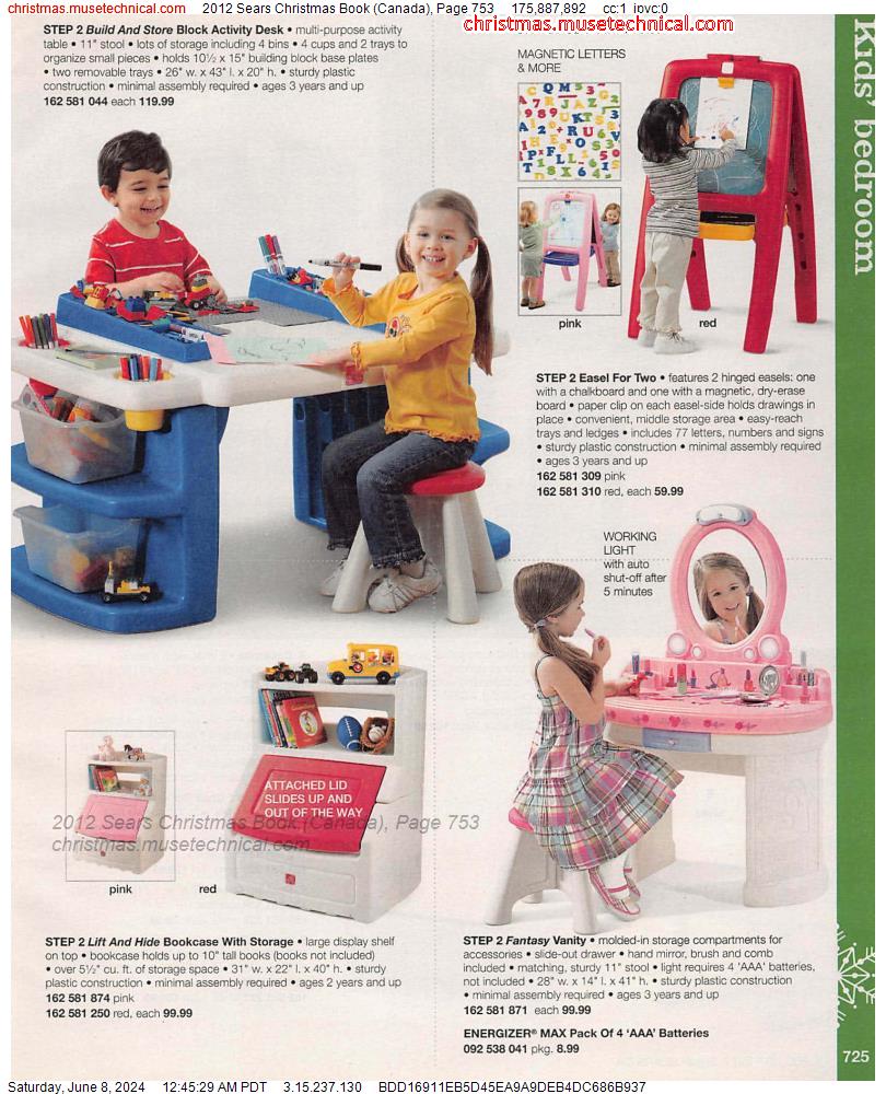 2012 Sears Christmas Book (Canada), Page 753