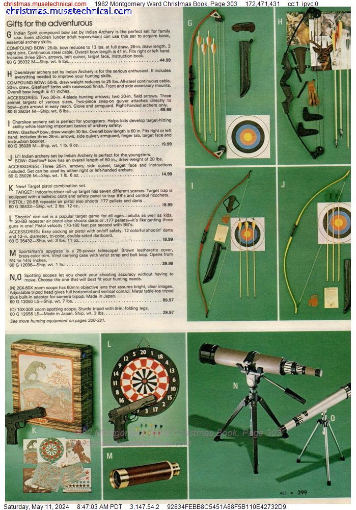 1982 Montgomery Ward Christmas Book, Page 303