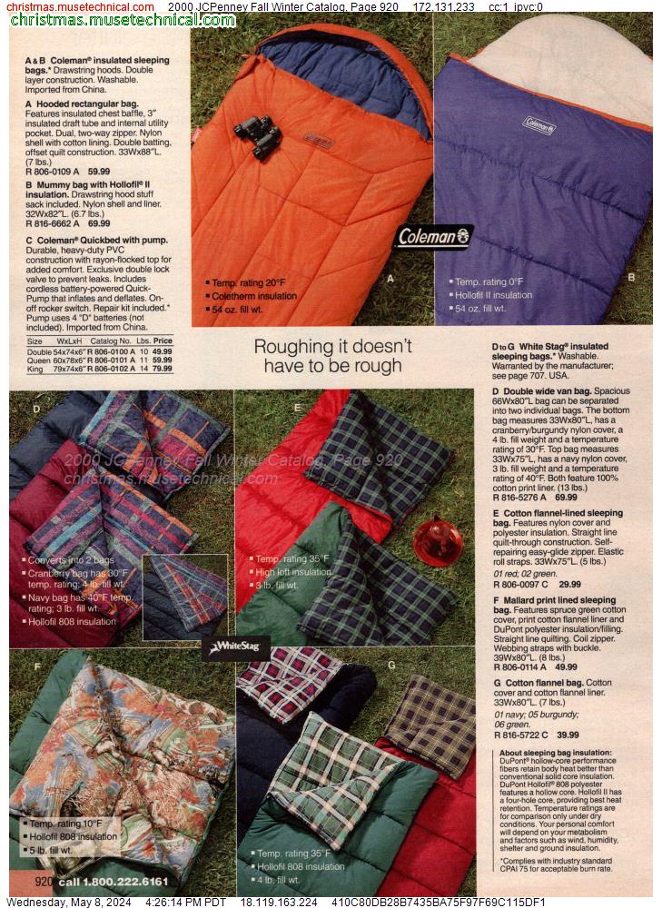 2000 JCPenney Fall Winter Catalog, Page 920