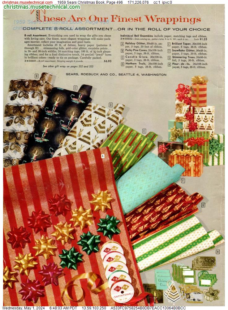 1959 Sears Christmas Book, Page 496