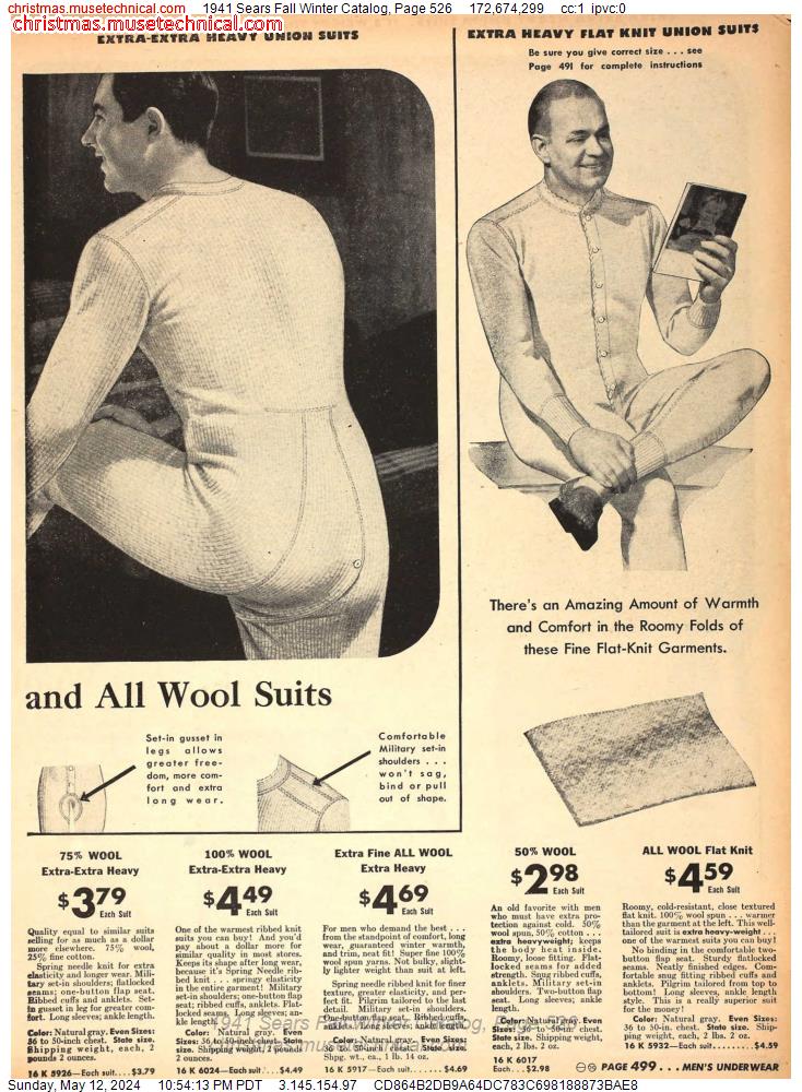 1941 Sears Fall Winter Catalog, Page 526