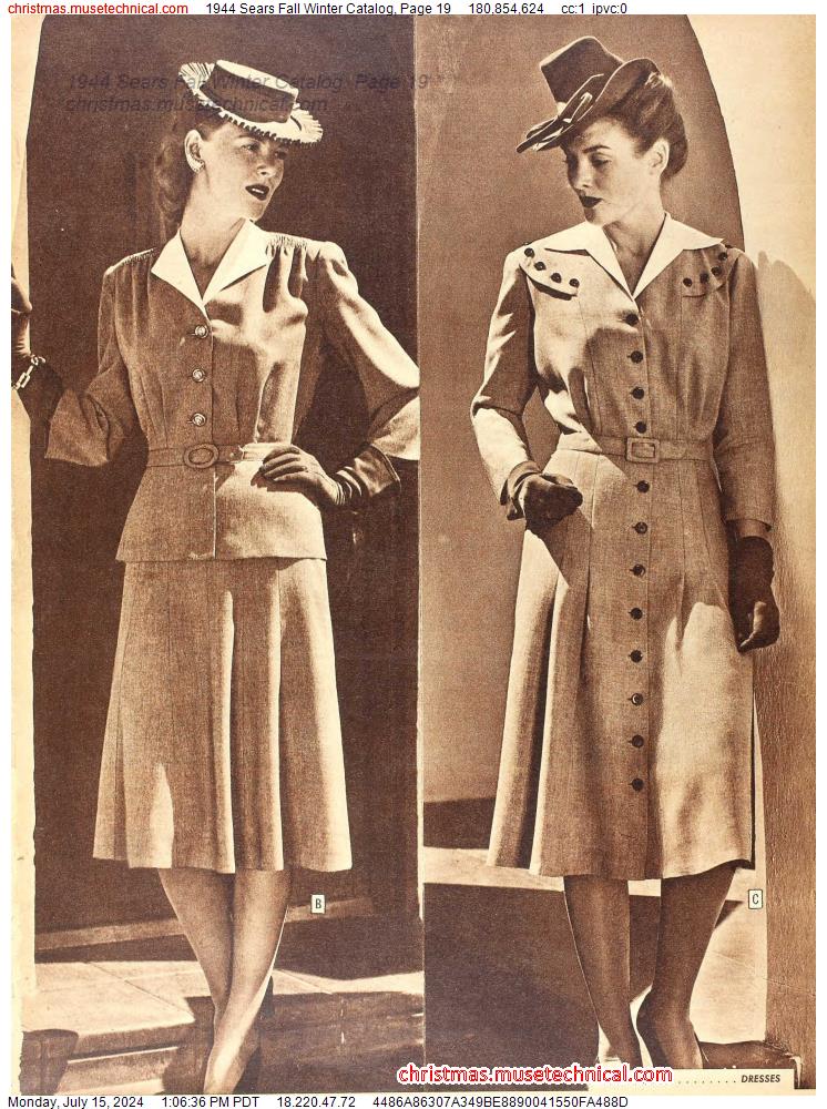 1944 Sears Fall Winter Catalog, Page 19