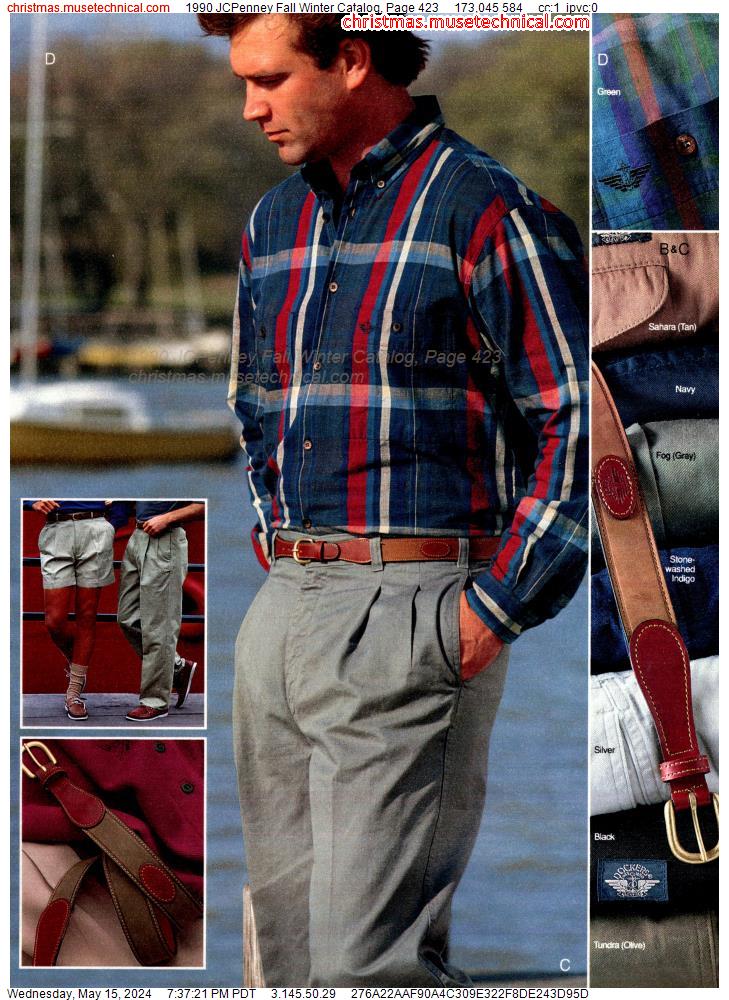 1990 JCPenney Fall Winter Catalog, Page 423