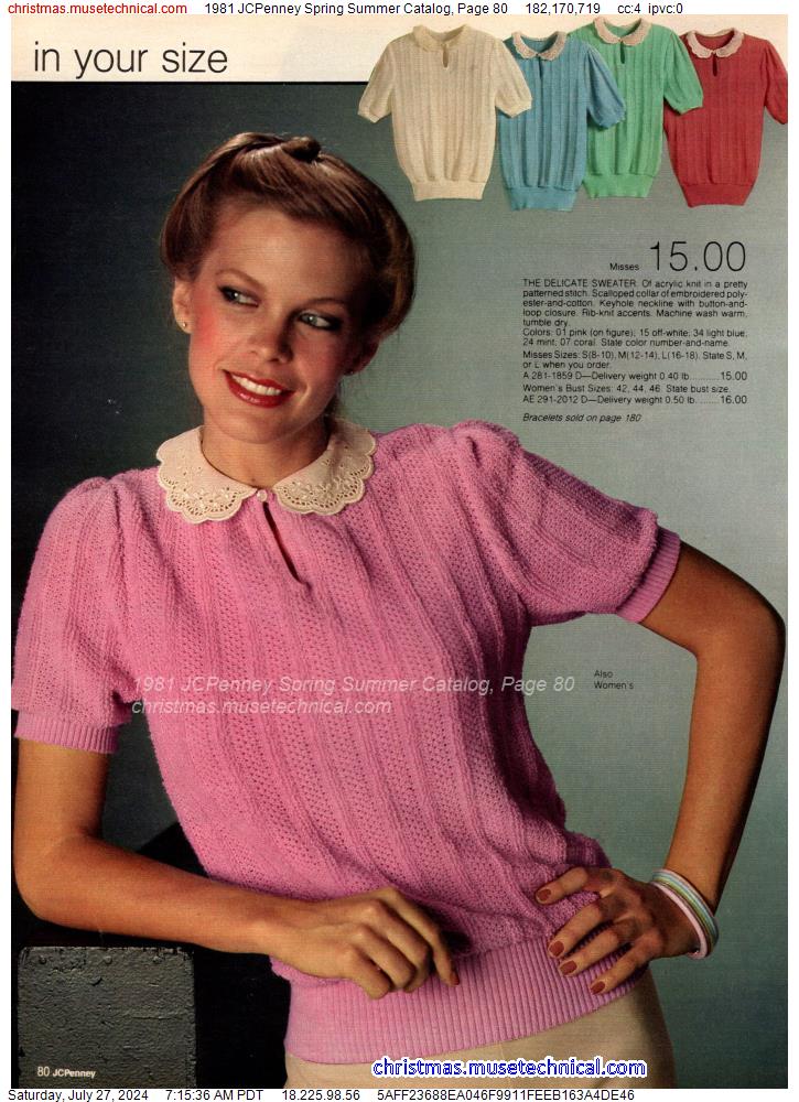 1981 JCPenney Spring Summer Catalog, Page 80