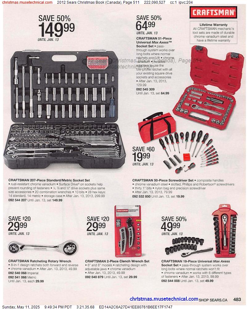 2012 Sears Christmas Book (Canada), Page 511