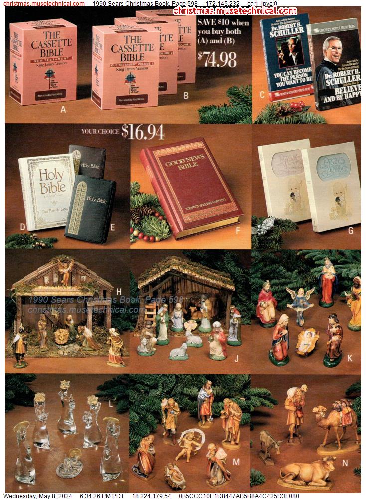 1990 Sears Christmas Book, Page 598