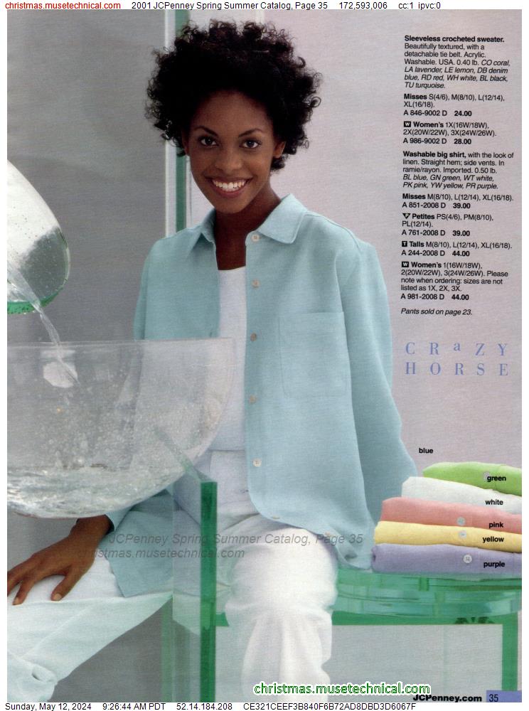2001 JCPenney Spring Summer Catalog, Page 35