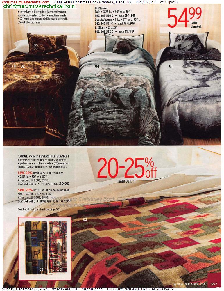 2008 Sears Christmas Book (Canada), Page 583