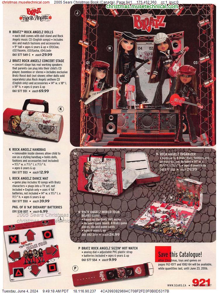 2005 Sears Christmas Book (Canada), Page 941