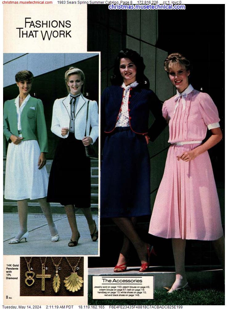 1983 Sears Spring Summer Catalog, Page 8