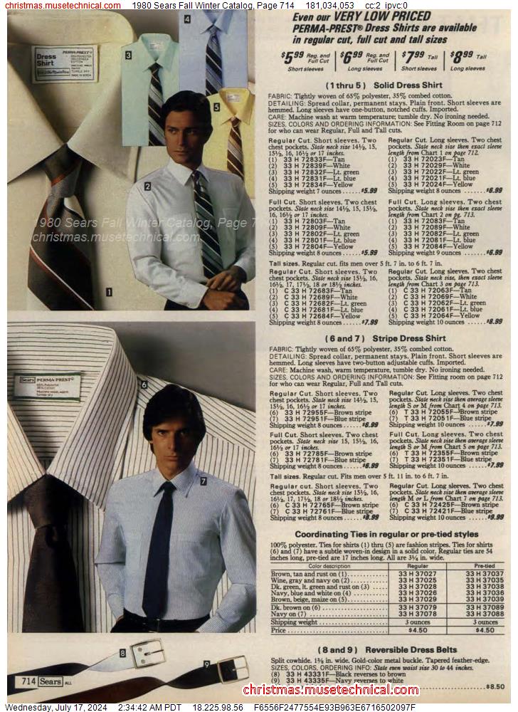 1980 Sears Fall Winter Catalog, Page 714