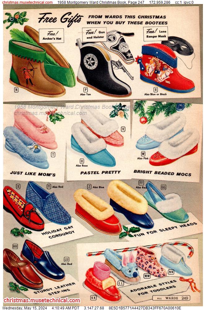1958 Montgomery Ward Christmas Book, Page 247