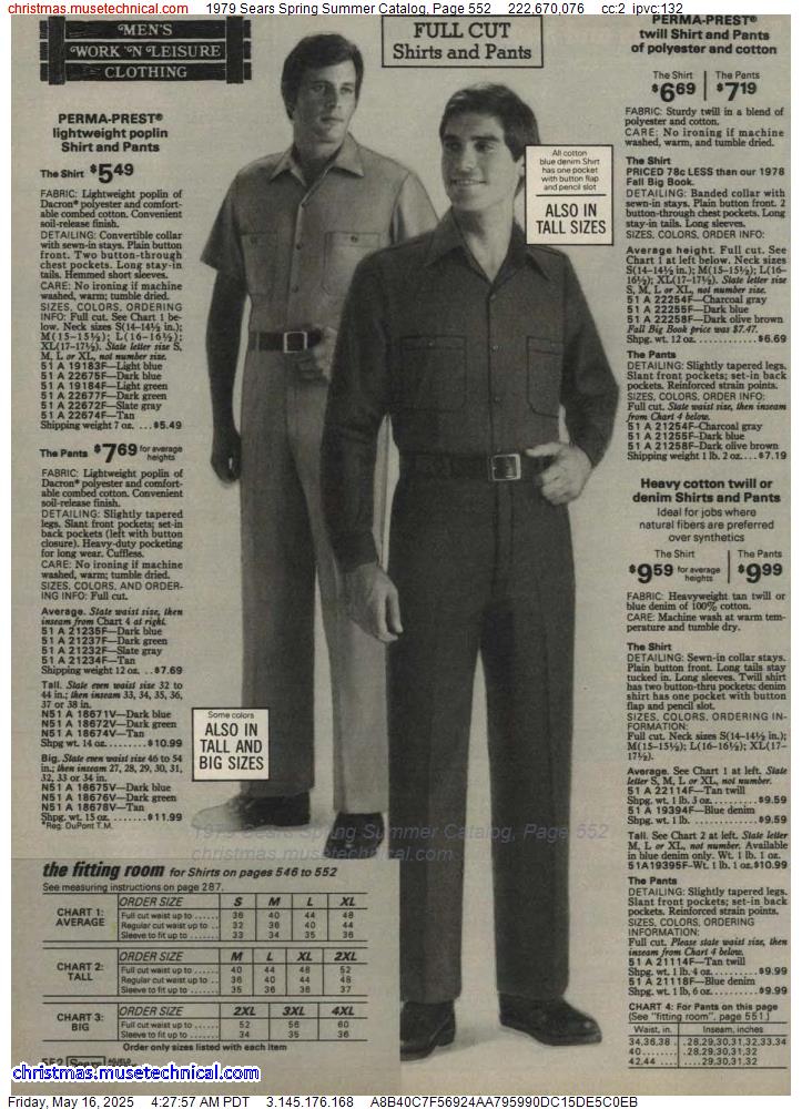1979 Sears Spring Summer Catalog, Page 552