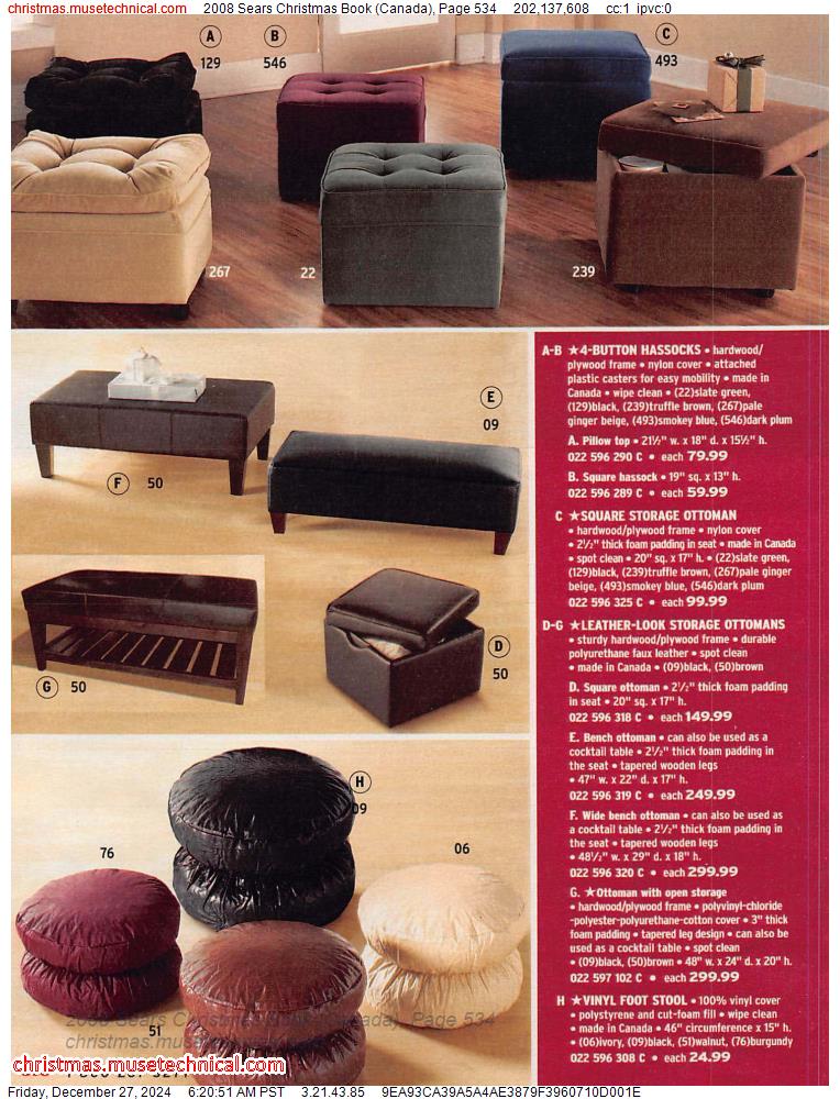 2008 Sears Christmas Book (Canada), Page 534