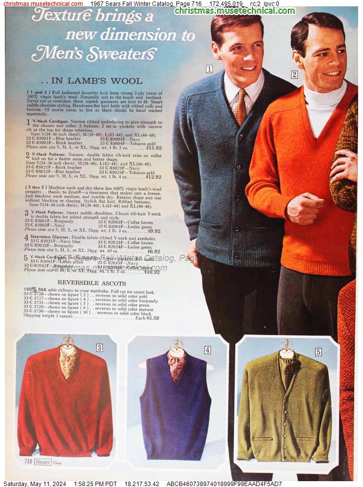 1967 Sears Fall Winter Catalog, Page 716