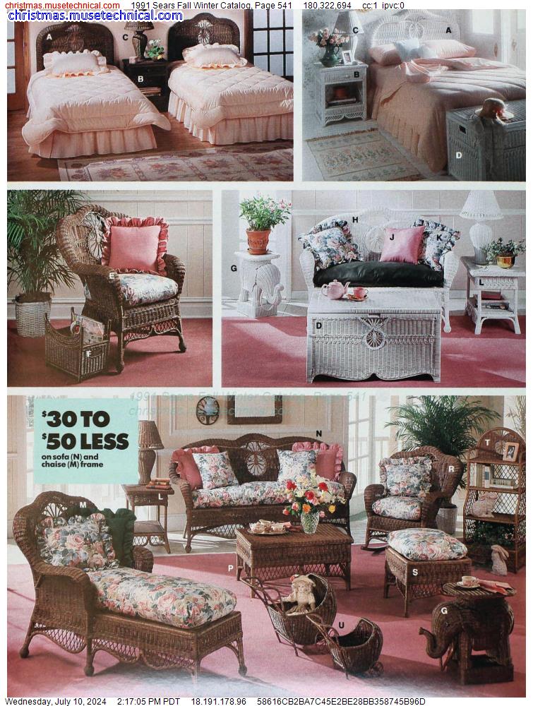 1991 Sears Fall Winter Catalog, Page 541