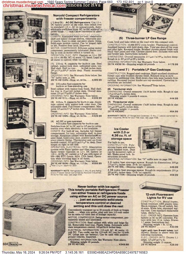 1980 Sears Spring Summer Catalog, Page 660