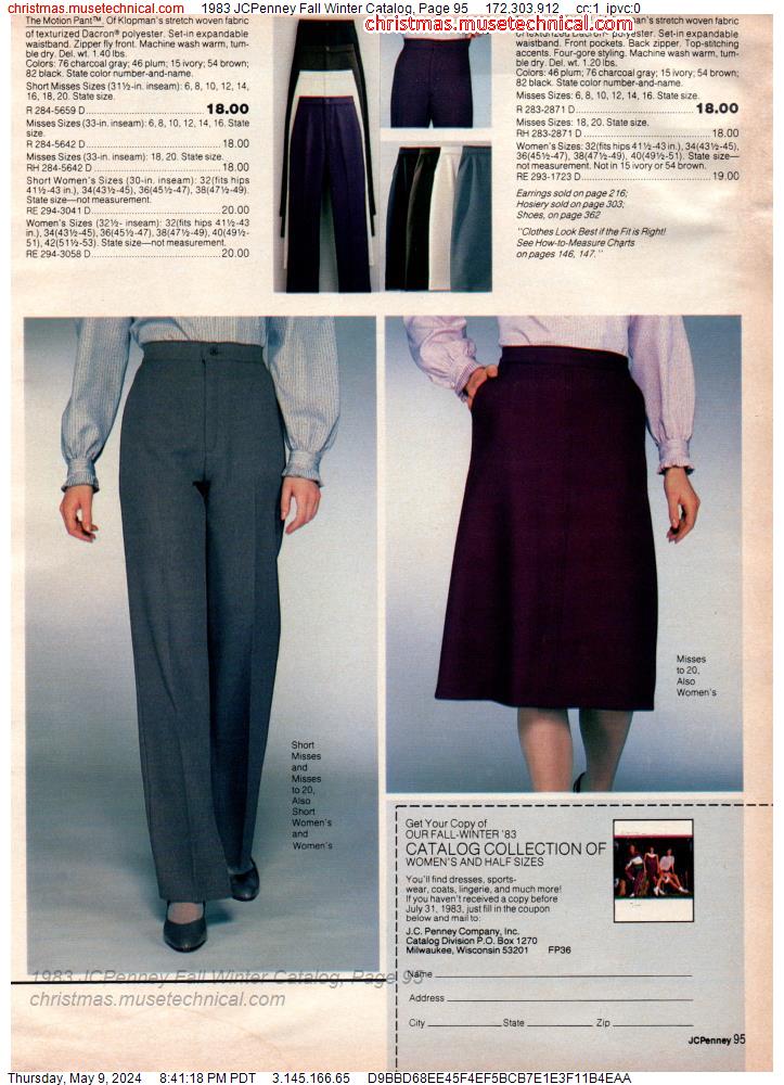 1983 JCPenney Fall Winter Catalog, Page 95