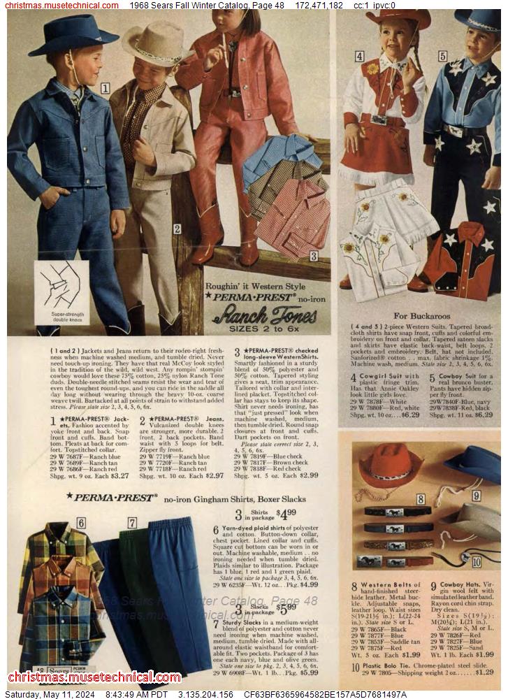 1968 Sears Fall Winter Catalog, Page 48