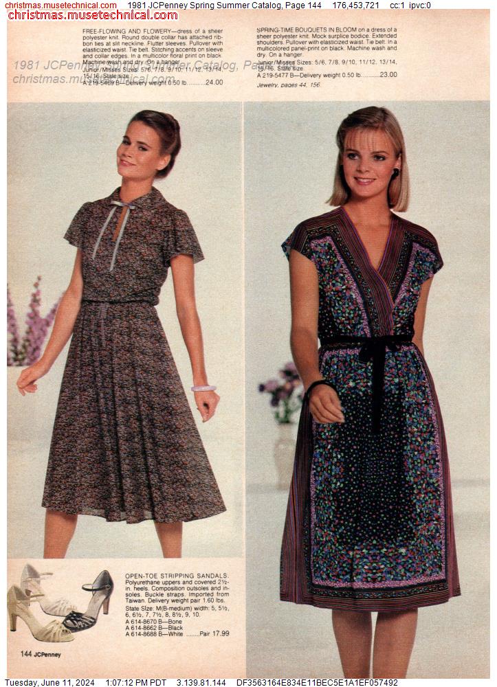 1981 JCPenney Spring Summer Catalog, Page 144