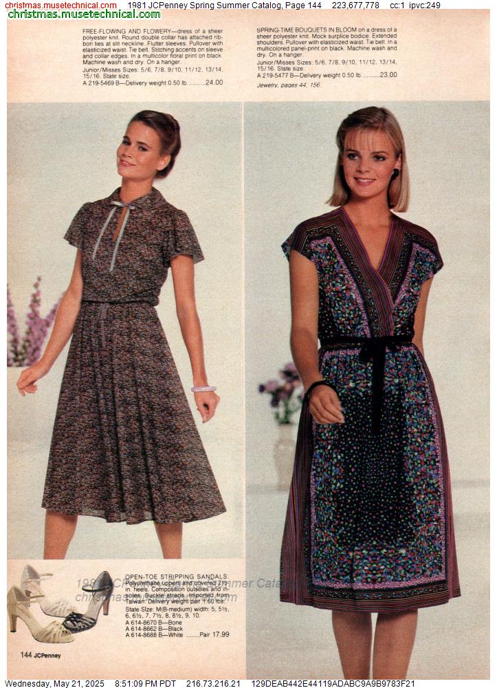 1981 JCPenney Spring Summer Catalog, Page 144